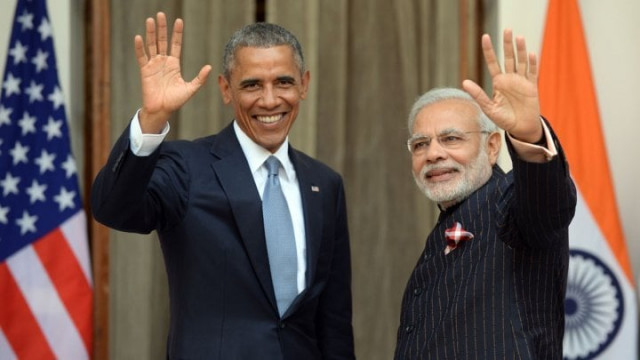 president barack obama left and indian indian prime minister narendra modi right wave prior to a meeting in new delhi in january 2015 photo afp president barack obama left and indian indian prime minister narendra modi right wave prior to a meeting in new delhi in january 2015 photo afp