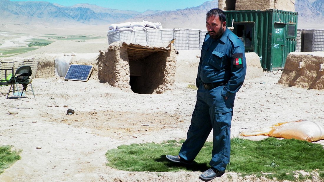 afghan police commander seddiqullah 30 speaks during an interview with afp at a checkpoint in tarin kot capital of southern uruzgan province seddiqullah voiced concern about taliban insider attacks carried out by child sex slaves these bacha attacks have fuelled deep mistrust within police ranks he told afp the taliban are using child sex slaves to mount crippling insider attacks on police in southern afghanistan exploiting the pervasive practice of quot bacha bazi quot    paedophilic boy play    to infiltrate security ranks photo afp