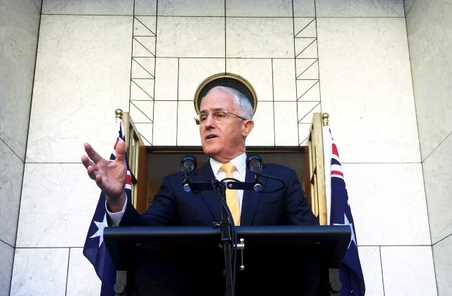 australian prime minister malcolm turnbull speaks during a media conference at parliament house in canberra photo reuters