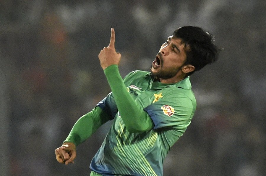 there is enormous pressure on the mohammad amir as he would be the main focus on his return to the place of the 2010 spot fixing scandal photo afp