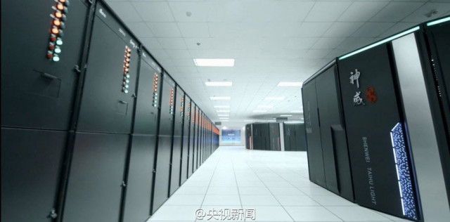 the photo shows a new chinese supercomputer called sunway taihulight on monday june 20 2016 photo cctv news the photo shows a new chinese supercomputer called sunway taihulight on monday june 20 2016 photo cctv news