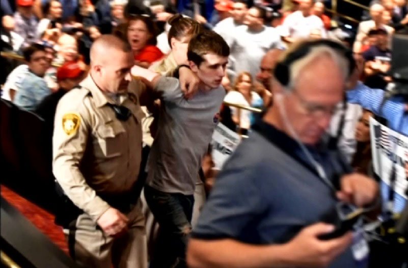 a 19 year old british man has been charged for trying to grab a police officer 039 s gun at a donald trump rally in las vegas in an apparent bid to kill the presumptive republican presidential nominee photo reuters