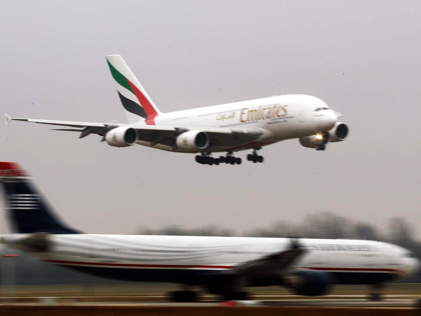 a medical team met emirates flight ek 21 when it landed at manchester airport around 7 30 am photo getty