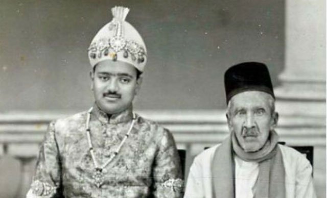 a file photo of nawab imdad jah left with his father nizam vii mir osman ali khan