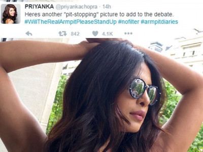 priyanka chopra ends armpit debate with latest picture