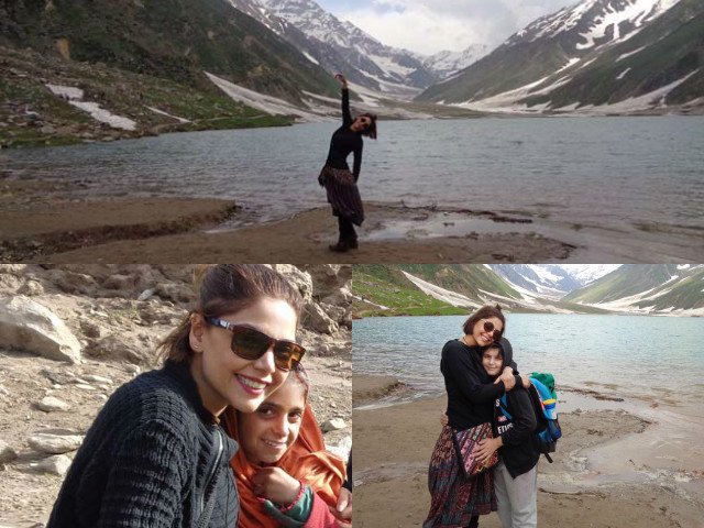 pakistan 039 s pop queen travelled up north to beat the heat this summer photo hadiqakiani