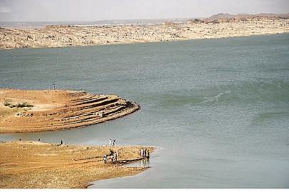 water shortage work to lift water from hub dam started