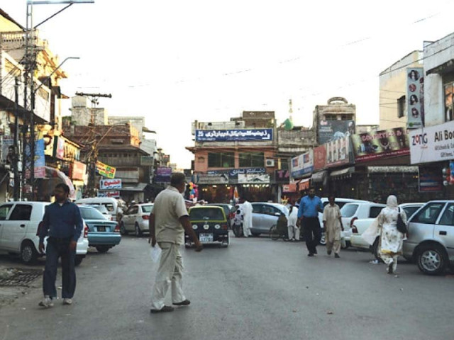the busy lalkurti area will be getting a new 45 shop complex photo file the busy lalkurti area will be getting a new 45 shop complex photo file