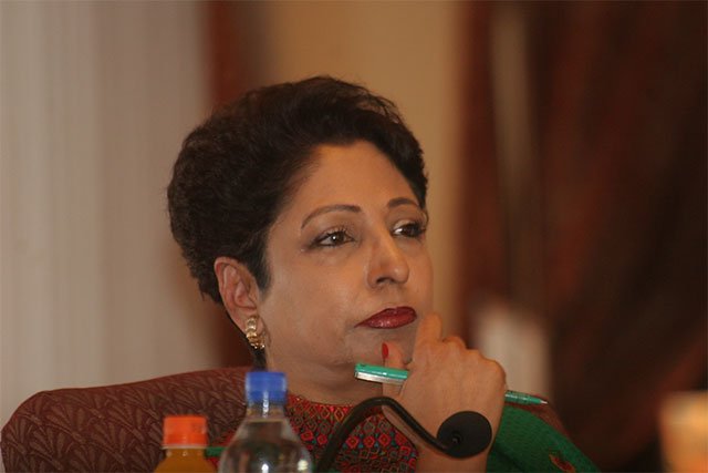 drone strike on taliban chief dealt a blow to talks says maleeha photo ather khan