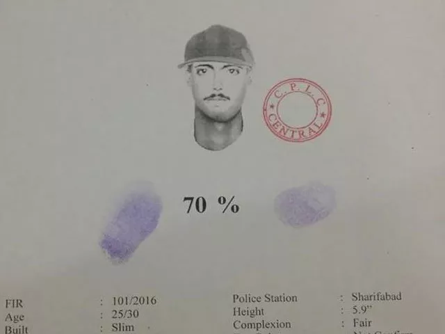 sketch of qawwal amjad sabri 039 s alleged killer released by cplc sindh sketch of qawwal amjad sabri 039 s alleged killer released by cplc sindh