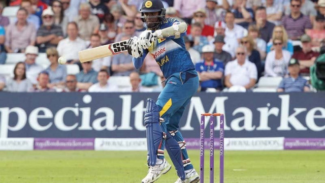 injured sri lanka captain angelo mathews faces a race against time in order to be declared fit for the second odi in birmingham photo afp injured sri lanka captain angelo mathews faces a race against time in order to be declared fit for the second odi in birmingham photo afp