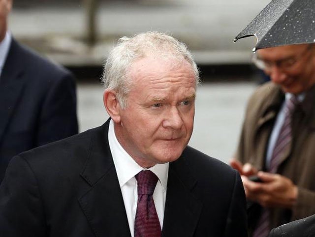 quot the british government has no mandate to represent the views of the north in any future negotiations with the eu quot says sinn fein 039 s martin mcguinness photo reuters