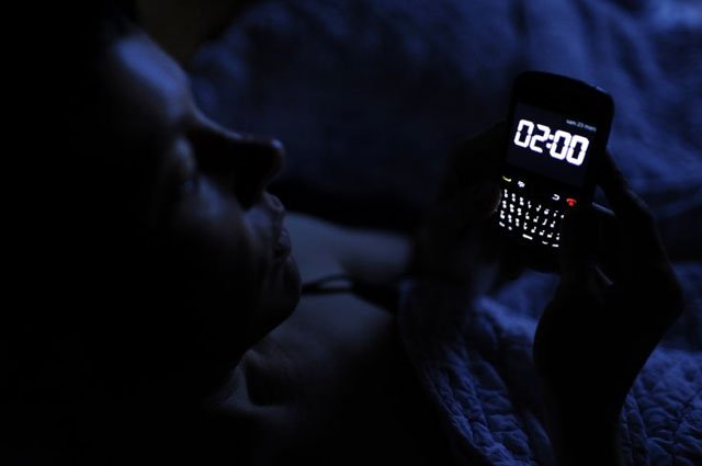 two women went temporarily blind from continually checking their phones in the dark according to doctors who are now alerting others to the unusual phenomenon photo afp