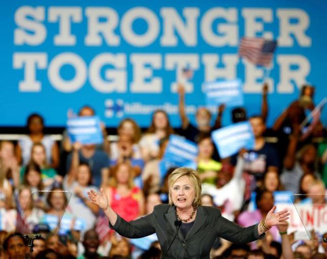 democratic us presidential candidate hillary clinton speaks during a campaign event at the north carolina state fairgrounds in raleigh north carolina june 22 2016 photo reuters