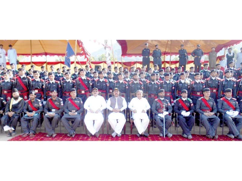 new recruits at the ceremony in ghallanai photo express