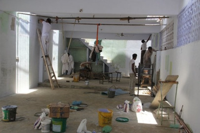 pakistan s first women s boxing ring under construction in lyari pakistan s first women s boxing ring under construction in lyari