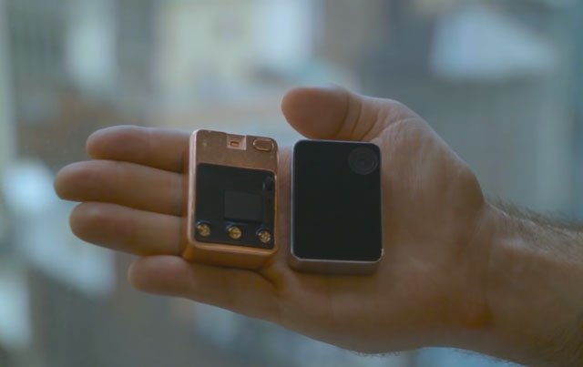 with this tiny camera users can also record time lapse photos and videos