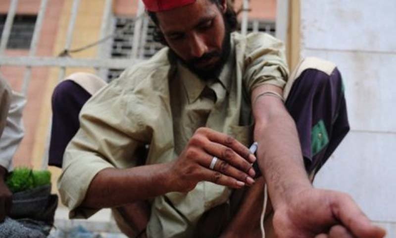 around 700 pakistanis die every day due to drug related causes photo afp file