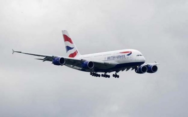 british airways 039 new airbus a380 comes in to land at heathrow airport in london july 4 2013 photo reuters