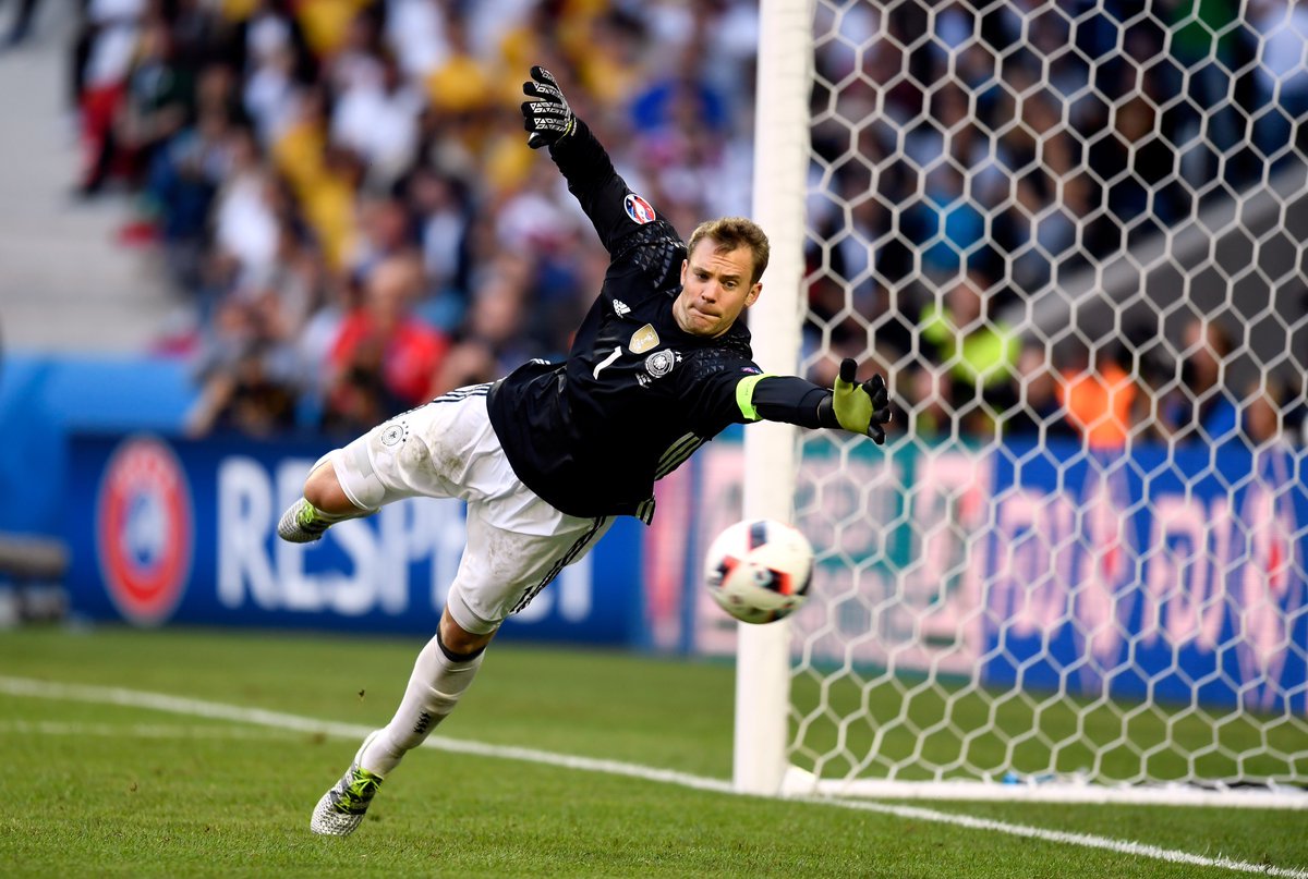 germany 039 s manuel neuer is the only goalkeeper unbeaten in all four of his matches so far photo uefa