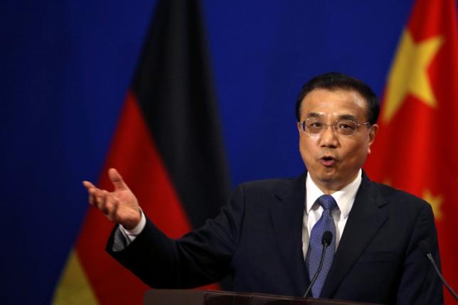 chinese premier li keqiang delivers a speech during the china germany economic and technological cooperation forum at the great hall of the people in beijing china june 13 2016 photo reuters