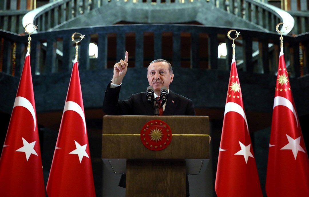 turkish president tayyip erdogan makes a speech during an iftar event in ankara turkey photo reuters