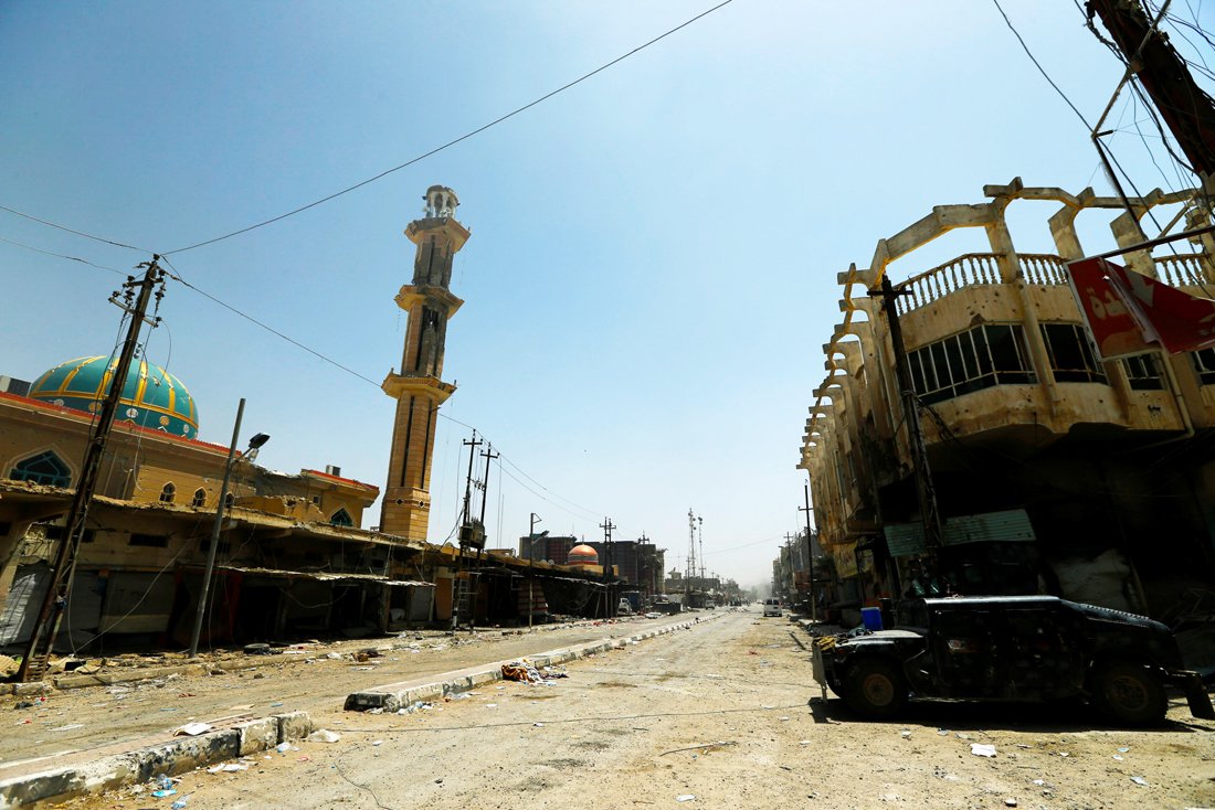 a view is seen of streets in falluja after government forces recaptured the city from islamic state militants iraq june 27 2016 photo reuters