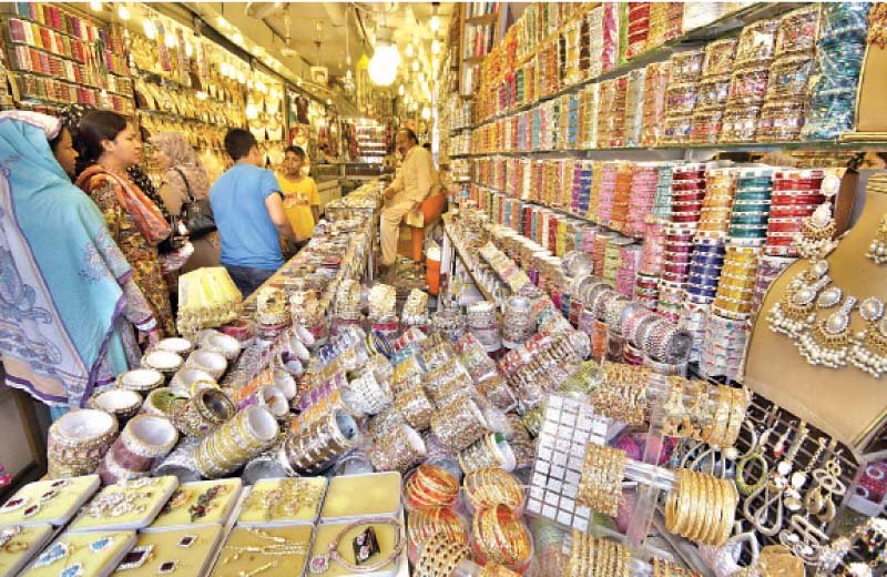 eid shopping is in full swing in the bazaars of islamabad and rawalpindi photo file