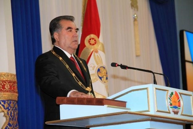 tajikistan 039 s president imomali rakhmon takes oath during his inauguration ceremony photo reuters