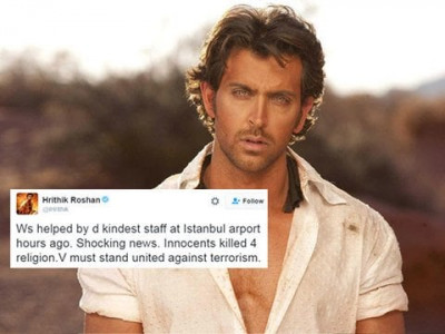 hrithik roshan was at istanbul airport hours before deadly suicide bombings hrithik roshan was at istanbul airport hours before deadly suicide bombings