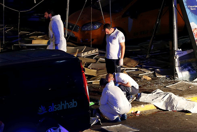 forensic experts work outside turkey 039 s largest airport istanbul ataturk turkey following a blast june 28 2016 photo reuters