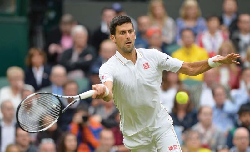 the 29 year old is aiming to become the first man since rod laver in 1969 to achieve the calendar grand slam winning the four majors in a single season photo afp