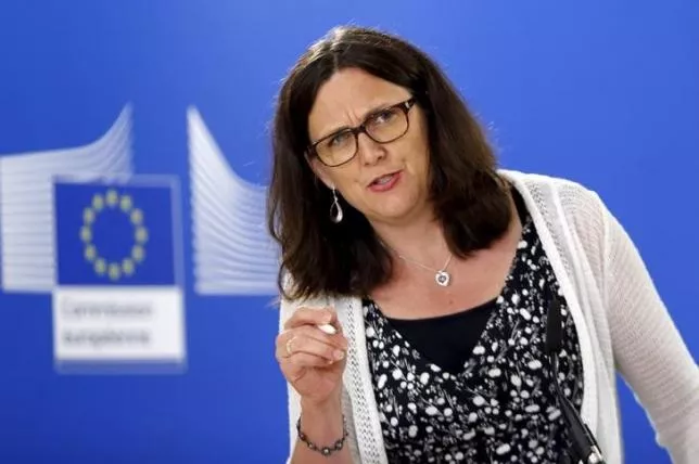 european trade commissioner cecilia malmstrom addresses a news conference at the eu commission headquarters in brussels belgium august 4 2015 photo reuters european trade commissioner cecilia malmstrom addresses a news conference at the eu commission headquarters in brussels belgium august 4 2015 photo reuters