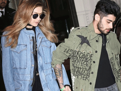 gigi hadid spotted wearing jacket with zayn s name written in urdu gigi hadid spotted wearing jacket with zayn s name written in urdu