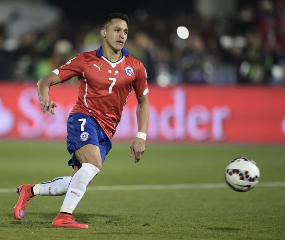 alexis sanchez posted pictures of his ankle on twitter in the aftermath of copa america final photo afp