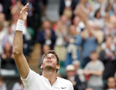 wimbledon 2016 del potro knocks out wawrinka