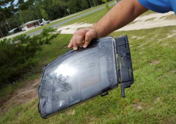 robert vankavelaar shows a piece of the tesla found in his property where the tesla came to rest when its driver was killed in a collision with a truck in may in williston florida u s july 1 2016 photo reuters robert vankavelaar shows a piece of the tesla found in his property where the tesla came to rest when its driver was killed in a collision with a truck in may in williston florida u s july 1 2016 photo reuters
