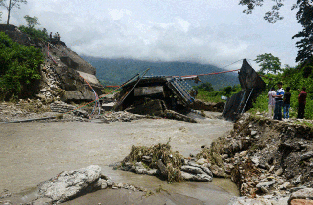hundreds die every year in floods and landslides during the monsoon season in south asia photo afp