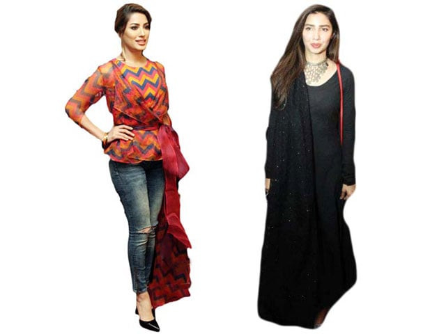 mehwish hayat and mahira khan caught our roving eye for their unique sartorial choices mehwish hayat and mahira khan caught our roving eye for their unique sartorial choices