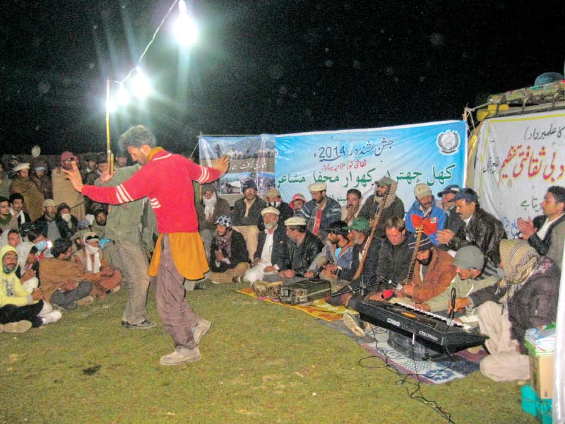 male musicians at shandur polo festival in chitral photo express