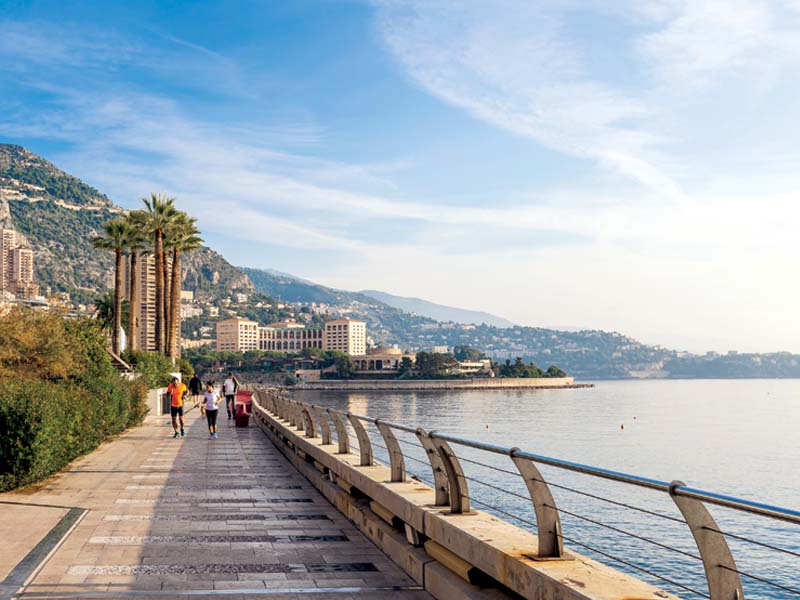 view of the monaco beach editorial credit alexander leonov shutterstock com