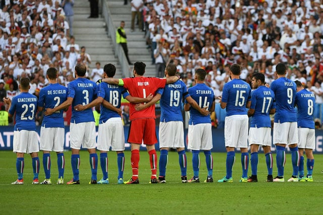 bowing out italy exited the tournament after losing to germany 6 5 on penalties in the euro 2016 quarter finals photo afp