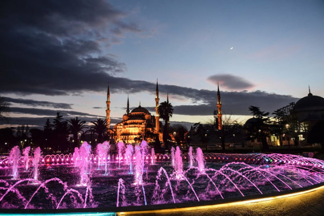 a general view of the blue mosque in istanbul 039 s tourist hub of sultanahmet the magic of turkey 039 s biggest city has been seducing visitors for centuries from its array of historic mosques and palaces to its stunning views over the sparkling bosphorus photo afp