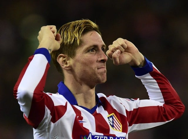 atletico madrid 039 s forward fernando torres celebrates after scoring the opener during the spanish copa del rey king 039 s cup quarter final second leg football match club atletico de madrid vs fc barcelona at the vicente calderon stadium in madrid on january 28 2015 photo afp atletico madrid 039 s forward fernando torres celebrates after scoring the opener during the spanish copa del rey king 039 s cup quarter final second leg football match club atletico de madrid vs fc barcelona at the vicente calderon stadium in madrid on january 28 2015 photo afp