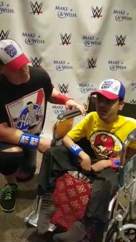 seventeen year old tanzilur rehman meets his favourite celebrity wwe champion john cena in ohio photo express seventeen year old tanzilur rehman meets his favourite celebrity wwe champion john cena in ohio photo express