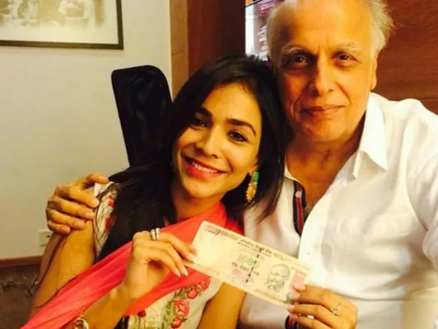 humaima malick receiving her eidi from mahesh bhatt last year photo file humaima malick receiving her eidi from mahesh bhatt last year photo file