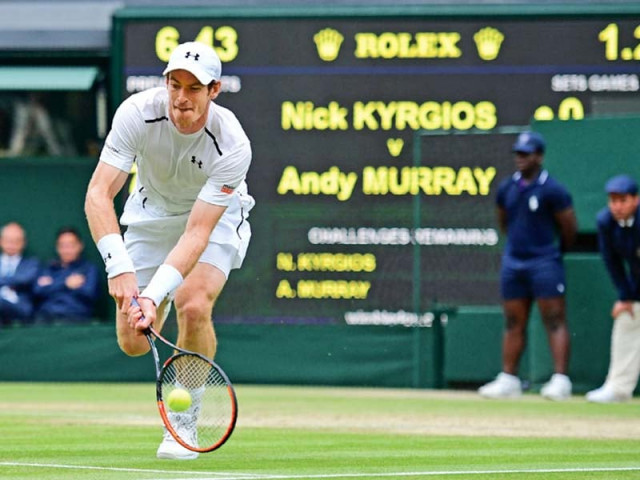 murray eased past kyrgios 7 5 6 1 6 4 in the fourth round to reach his ninth straight quarter final at the event photo afp murray eased past kyrgios 7 5 6 1 6 4 in the fourth round to reach his ninth straight quarter final at the event photo afp
