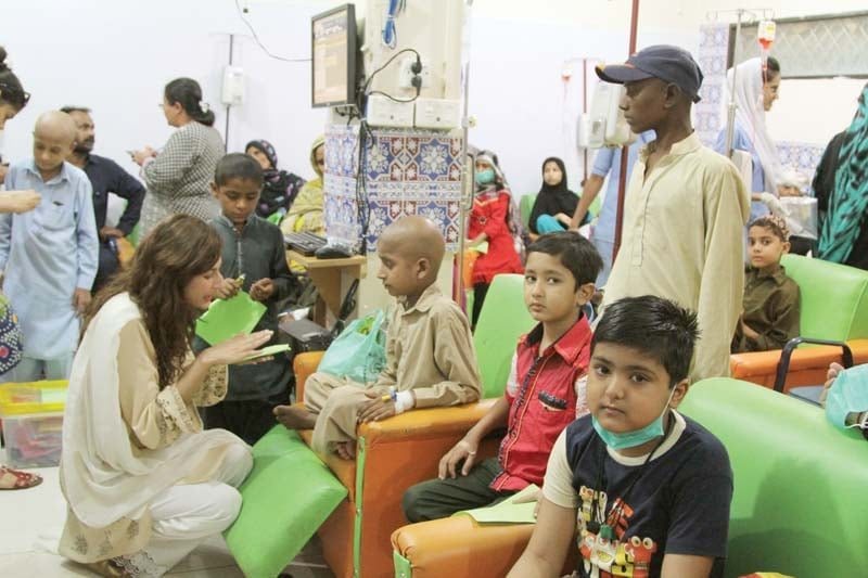 people and friends of the indus children cancer hospital took it upon themselves to lessen the trauma the young cancer fighters will have to experience as they spend their eid away from home photo aysha saleem express