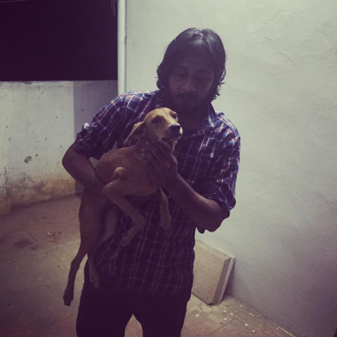 activist shravan krishnan posts a photo late tuesday of him holding the injured animal photo courtesy facebook shravan krishnan activist shravan krishnan posts a photo late tuesday of him holding the injured animal photo courtesy facebook shravan krishnan