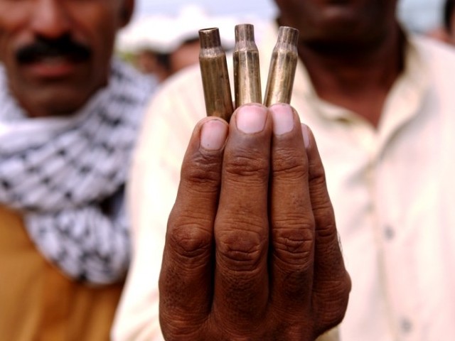 k p police have managed to curtail aerial firing in urban areas but it is still prevalent in outskirts of major cities photo express